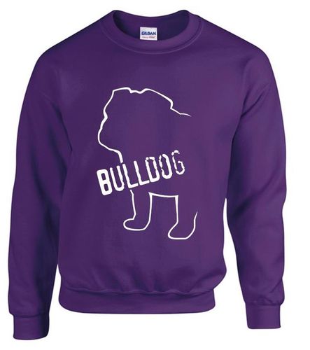 Bulldog Dog Breed Sweatshirts Adult Heavy Blend