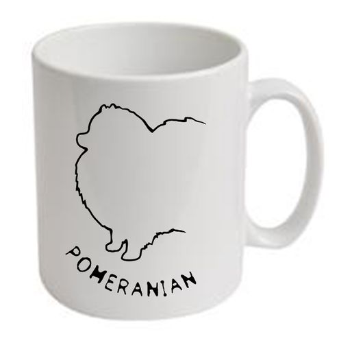 Pomeranian Dog Breed Ceramic Mug