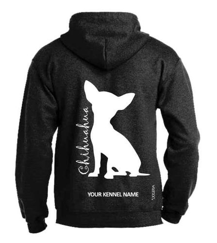 Chihuahua Dog Breed Design Pullover Hoodie Adult Single Colour