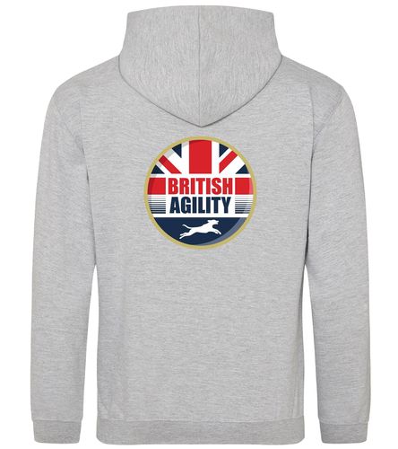 British Agility 2023 Heather Grey Hoodie