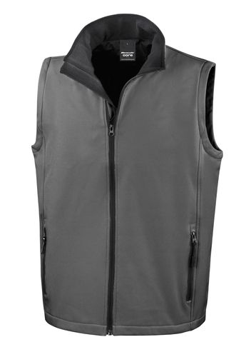 Unisex Whippet Softshell Gilet Charcoal (Black)