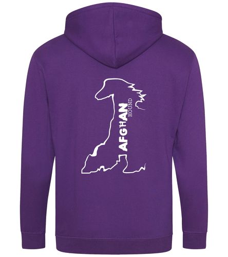 Afghan Hound Zipped Hoodies
