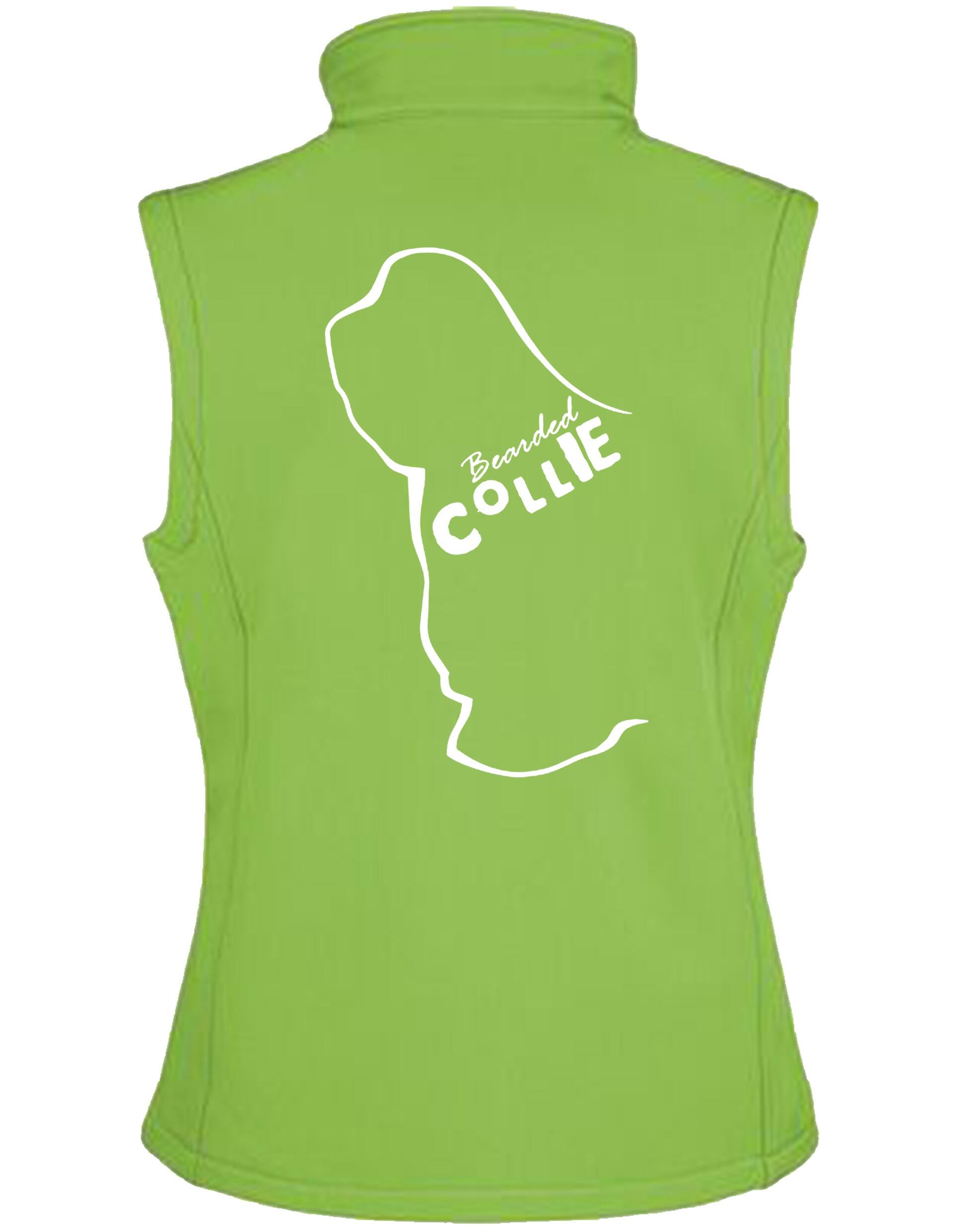 Unisex Bearded Collie Softshell Gilet – Style Meets Comfort for Bearded Collie Lovers