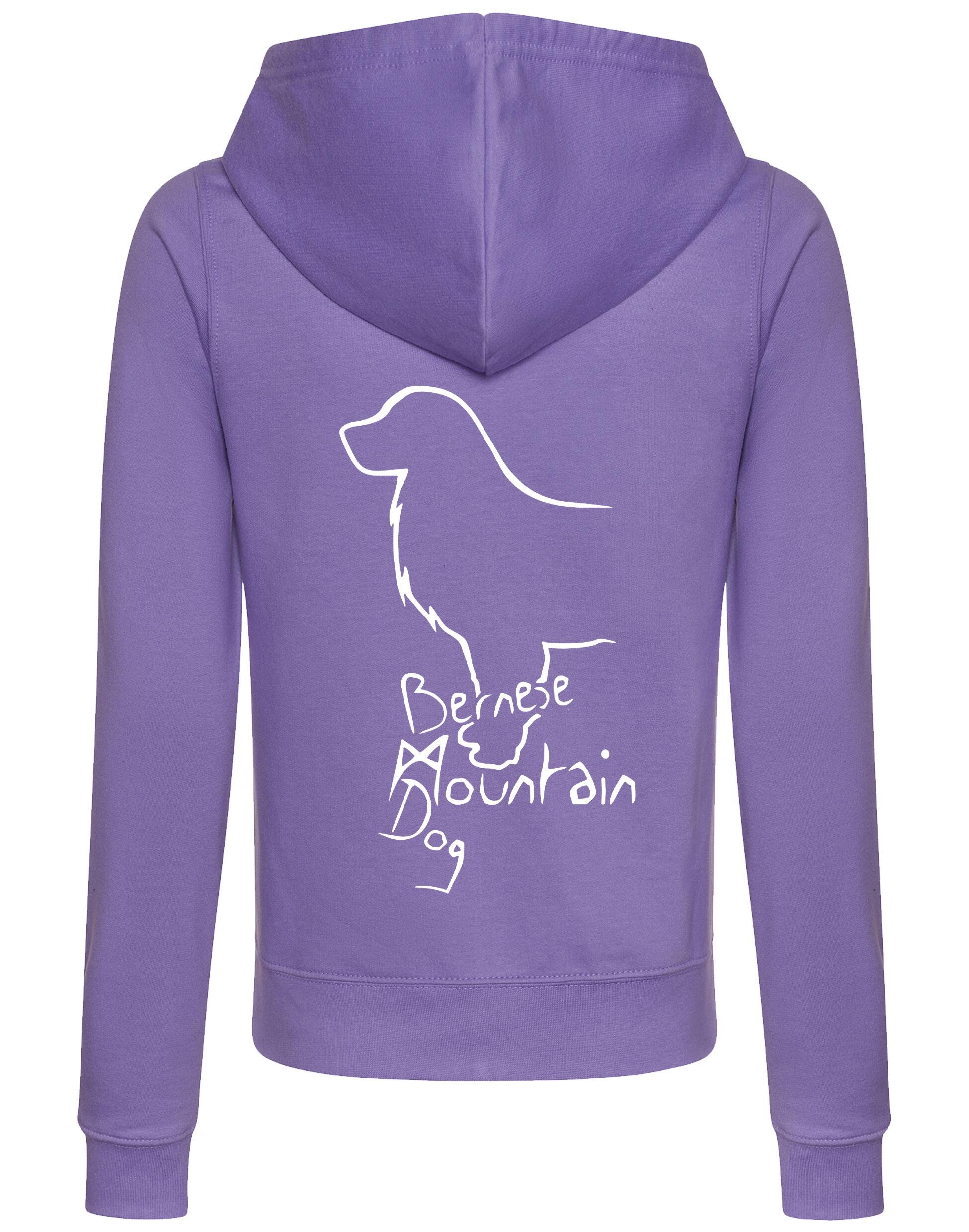 Bernese Mountain Dog Women’s Zipped Hoodie – Style, Comfort, and Bernese Love