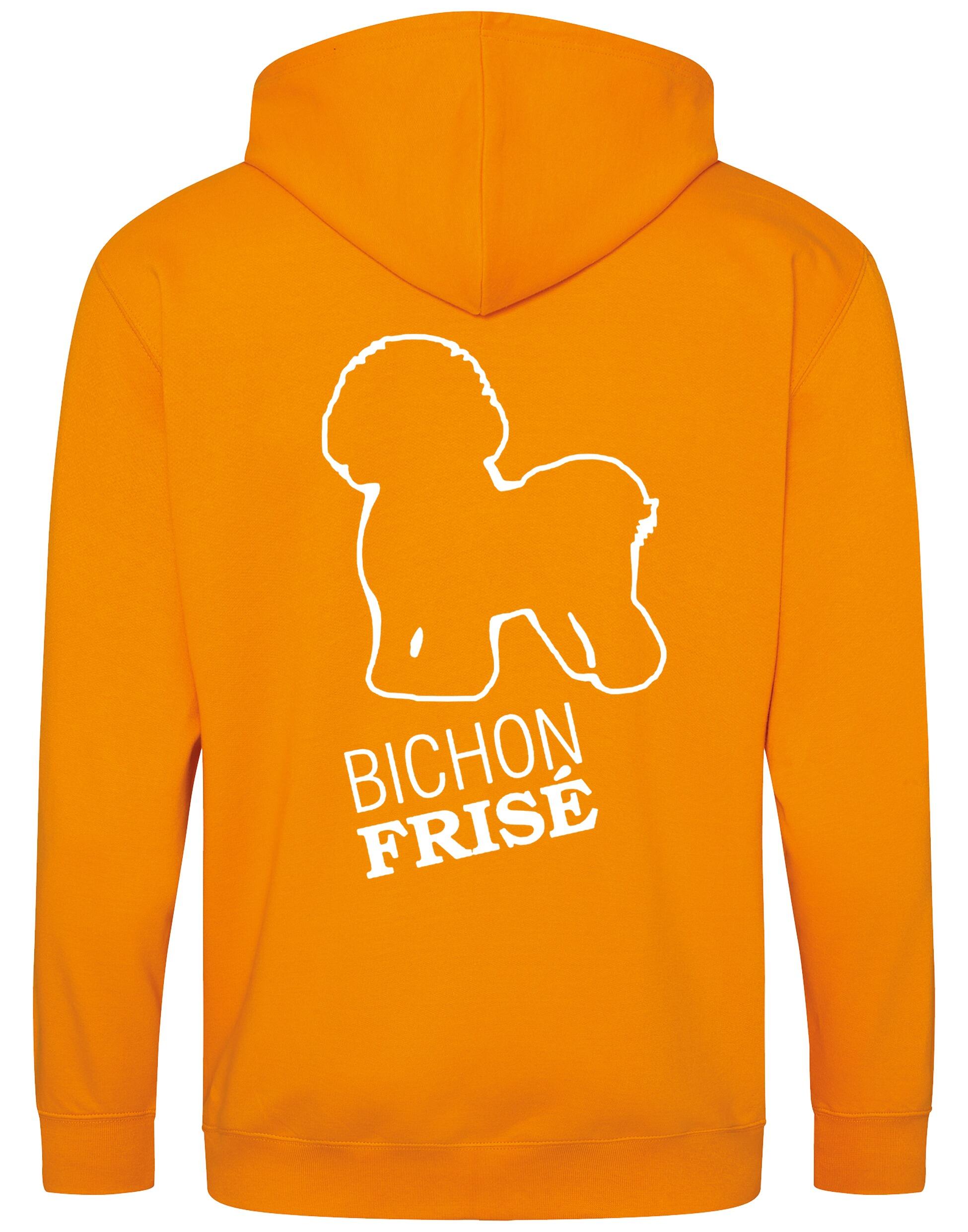 Bichon Frise Dog Breed Design Zipped Hoodie – Style and Comfort for Dog Lovers
