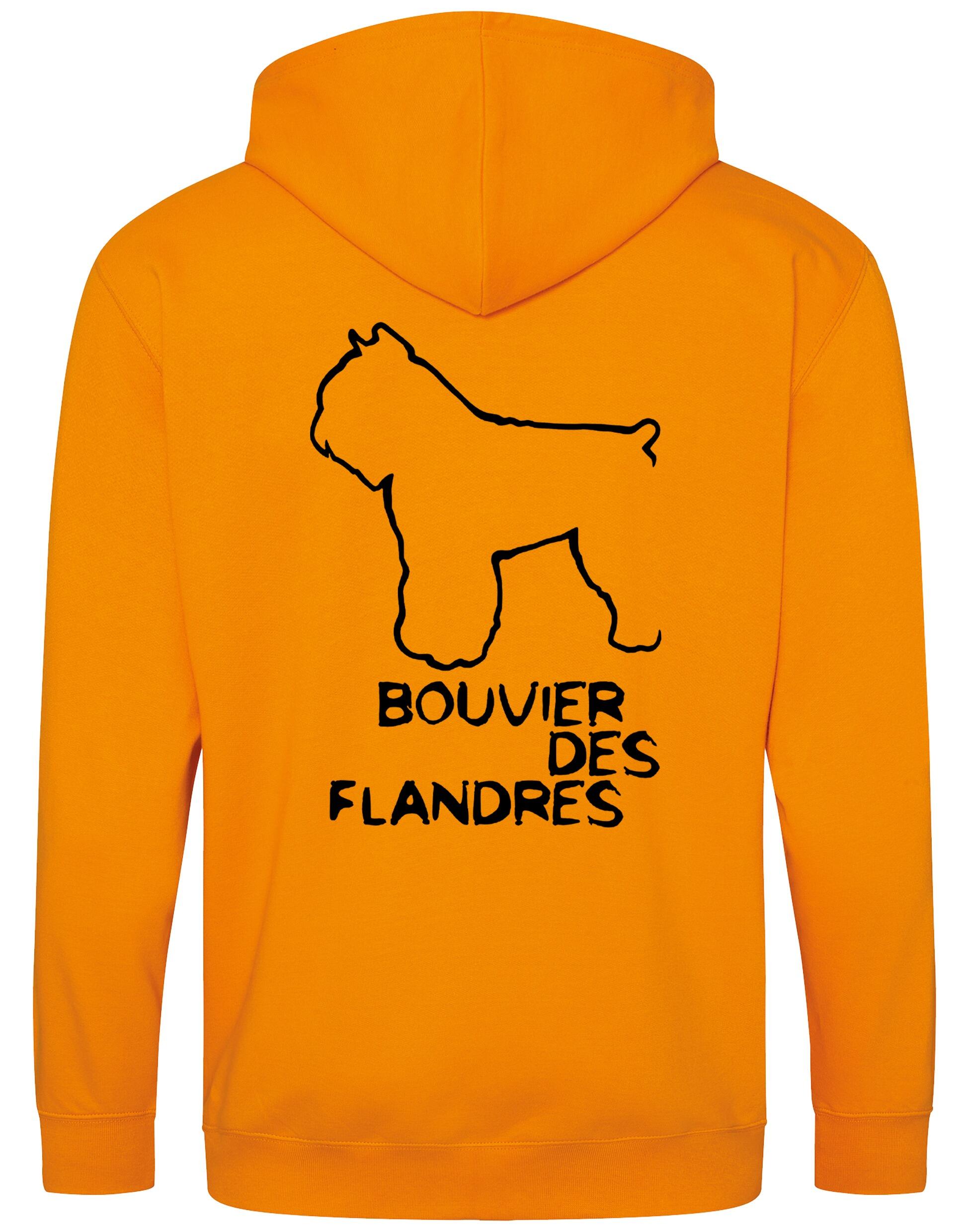 Bouvier des Flandres Dog Breed Design Unisex Zipped Hoodie – Style and Comfort for Dog Lovers
