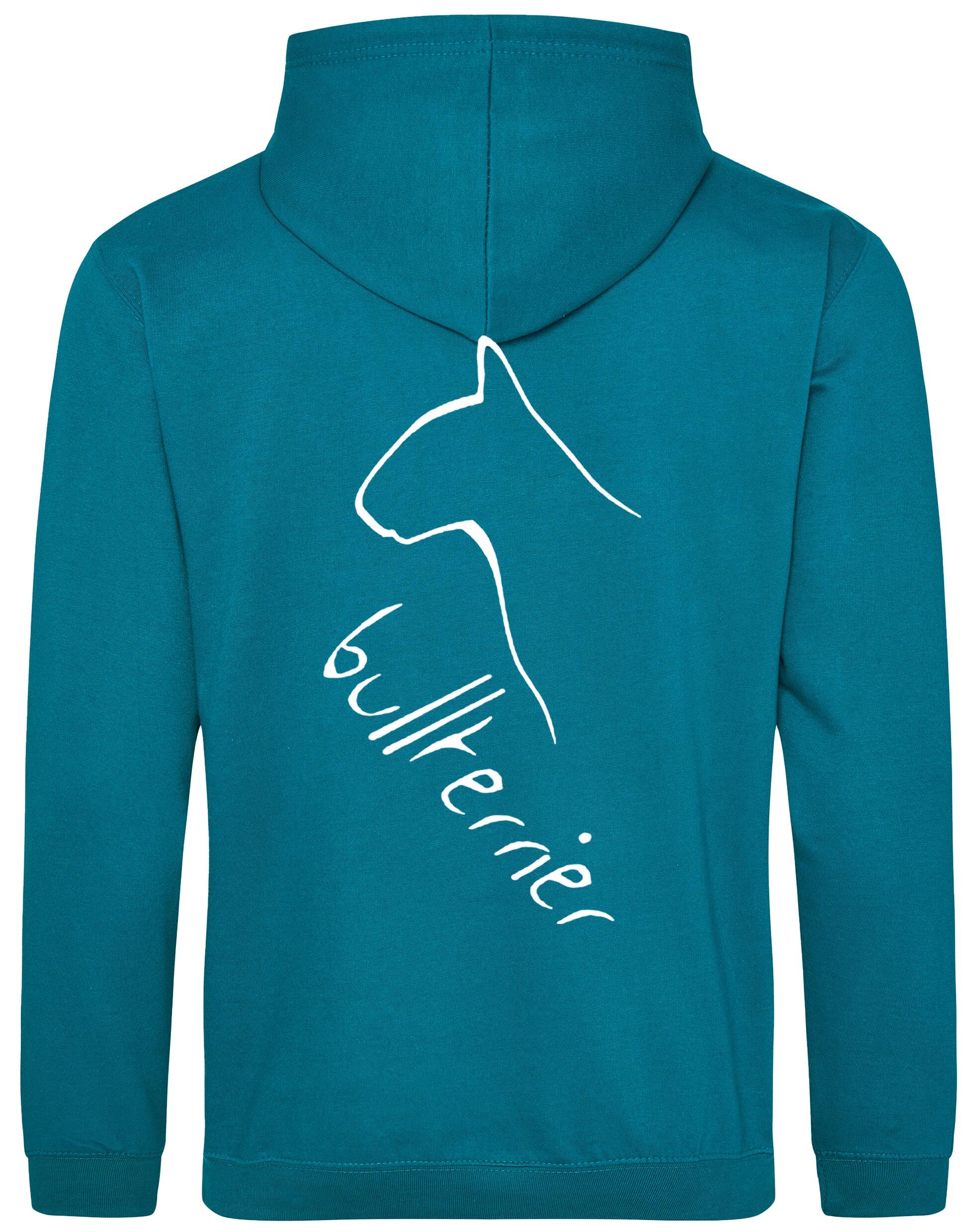 Bullterrier Dog Breed Design Pullover Hoodie – Style and Comfort for Dog Lovers