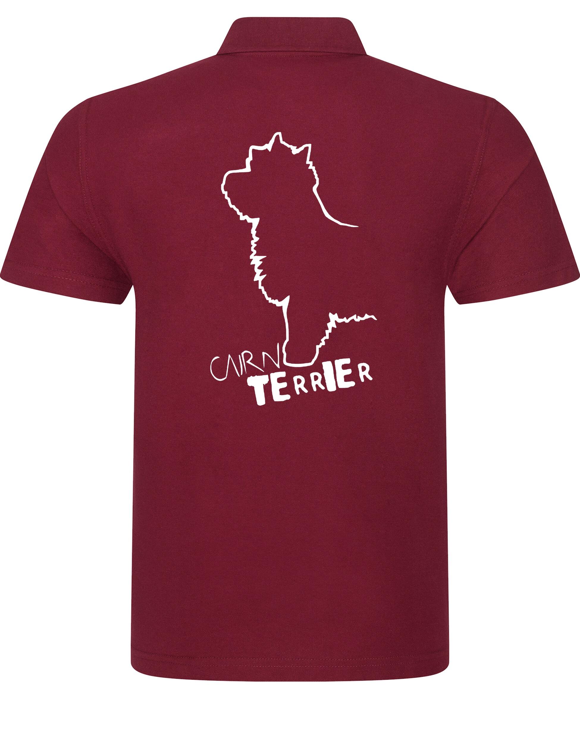 Unisex Cotton Polo with Cairn Terrier Dog Breed Design – Comfort and Style for Every Cairn Terrier Enthusiast