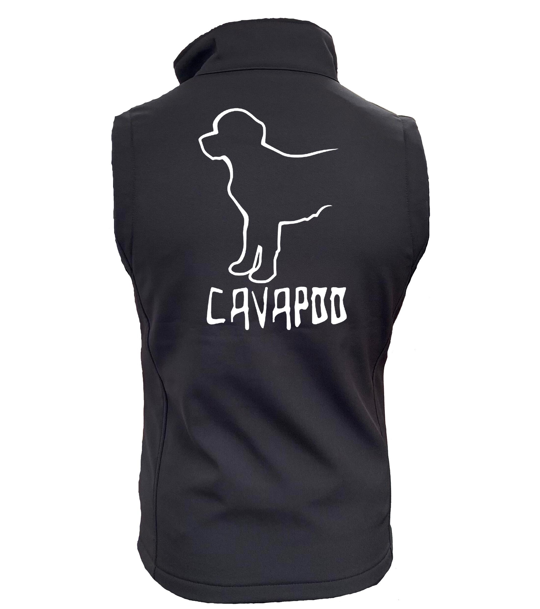 Cavapoo Dog Breed Design Women’s Softshell Gilet – Style Meets Functionality
