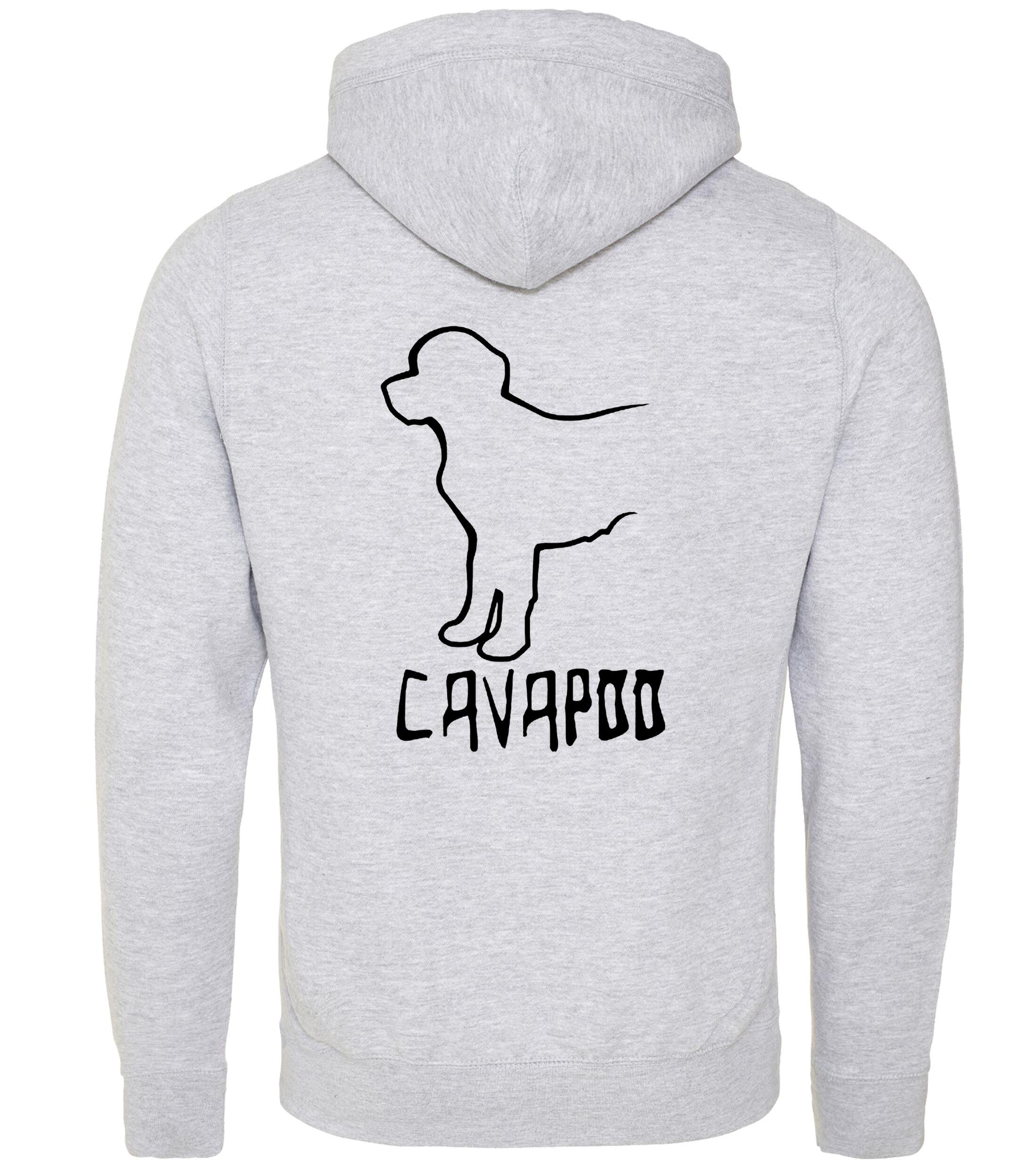 Unisex Crossneck Pullover Hoodie with Cavapoo Dog Breed Design – A Must-Have for Cavapoo Fans