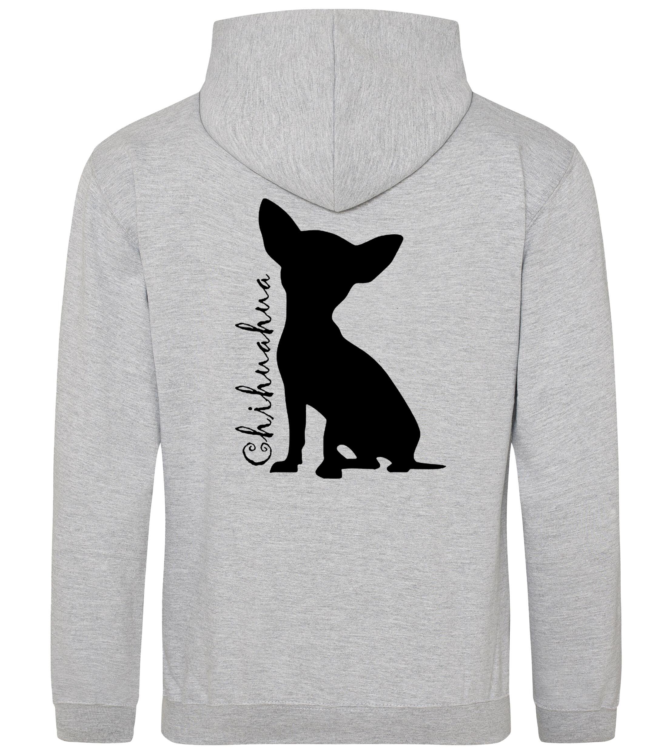 Chihuahua Silhouette Pullover Hoodie – Cozy, Stylish, and Perfect for Chihuahua Lovers