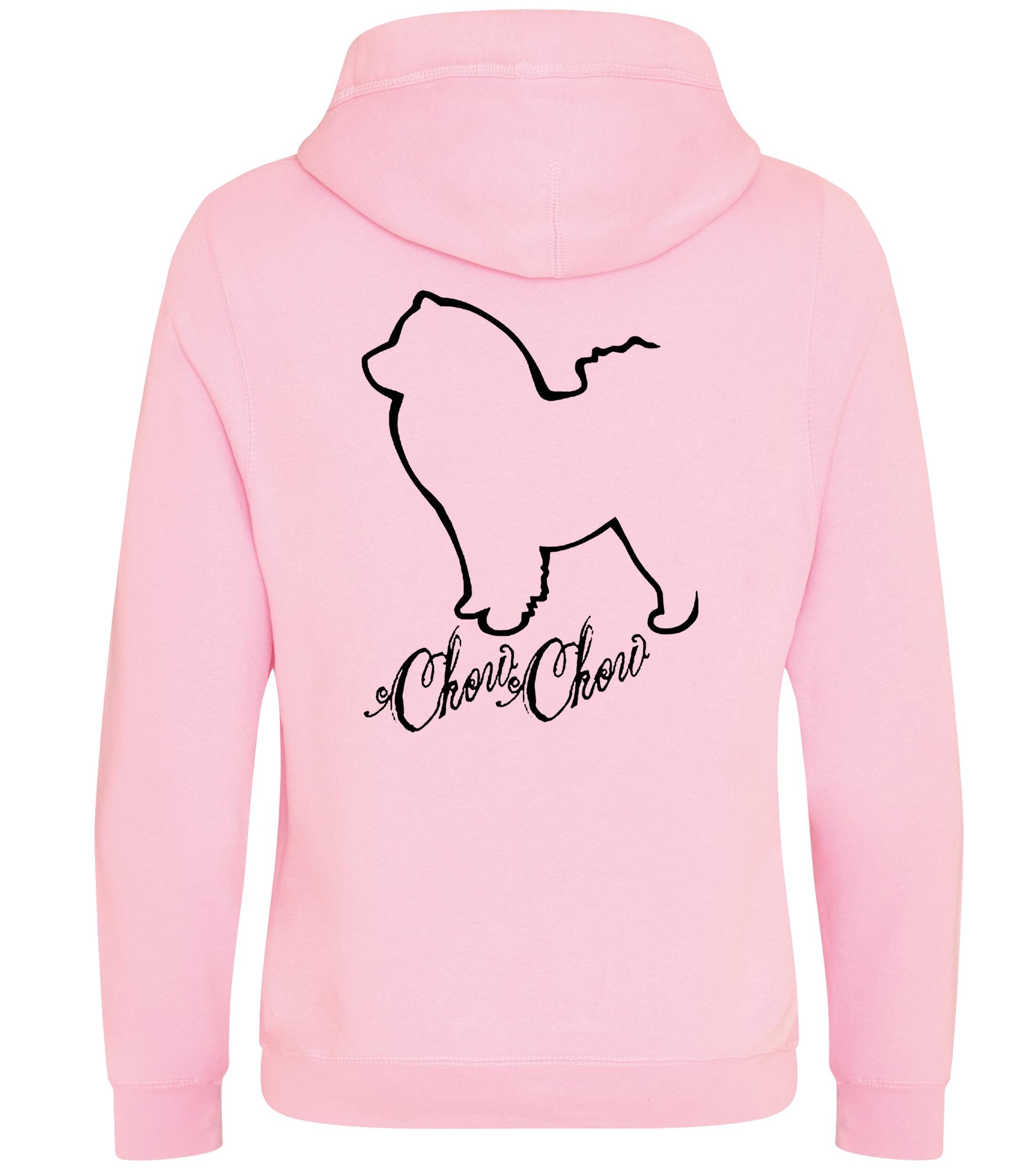 Unisex Crossneck Pullover Hoodie with Chow Chow Dog Breed Design – A Must-Have for Chow Chow Fans