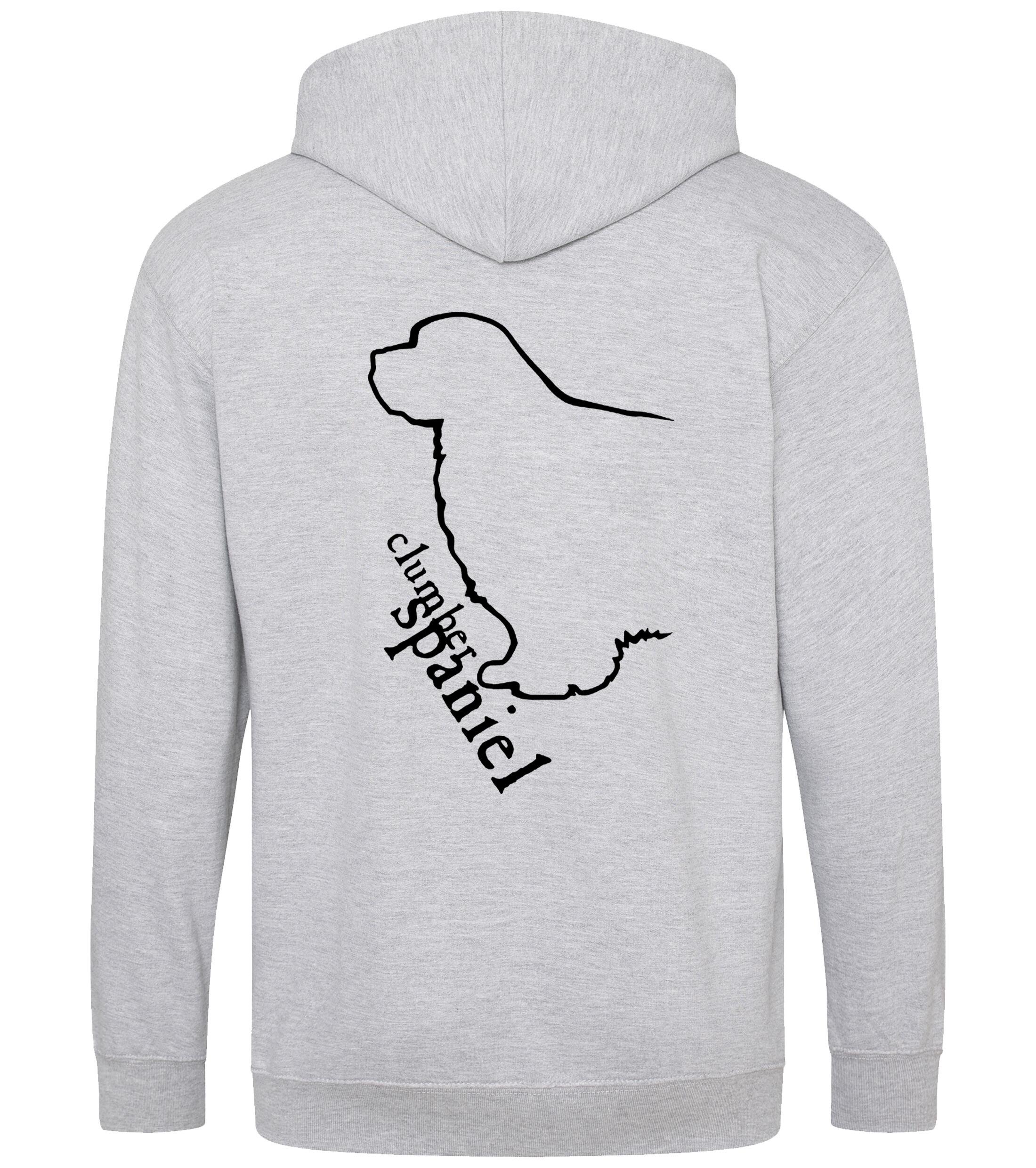 Clumber Spaniel Dog Breed Design Zipped Hoodie – Comfort, Style, and Clumber Spaniel Pride