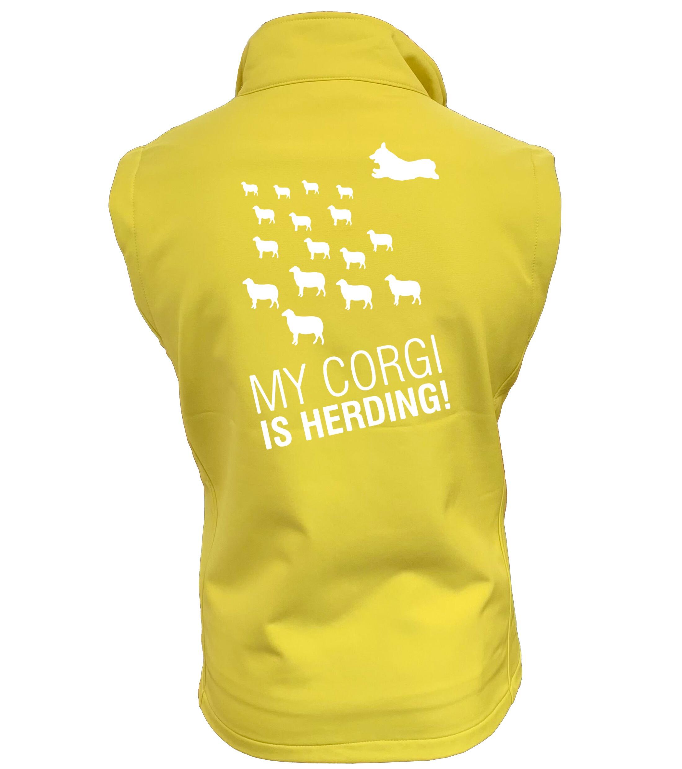 Women’s Softshell Jacket with Corgi Herding Dog Breed Design – Elegance for Corgi Herding Enthusiasts