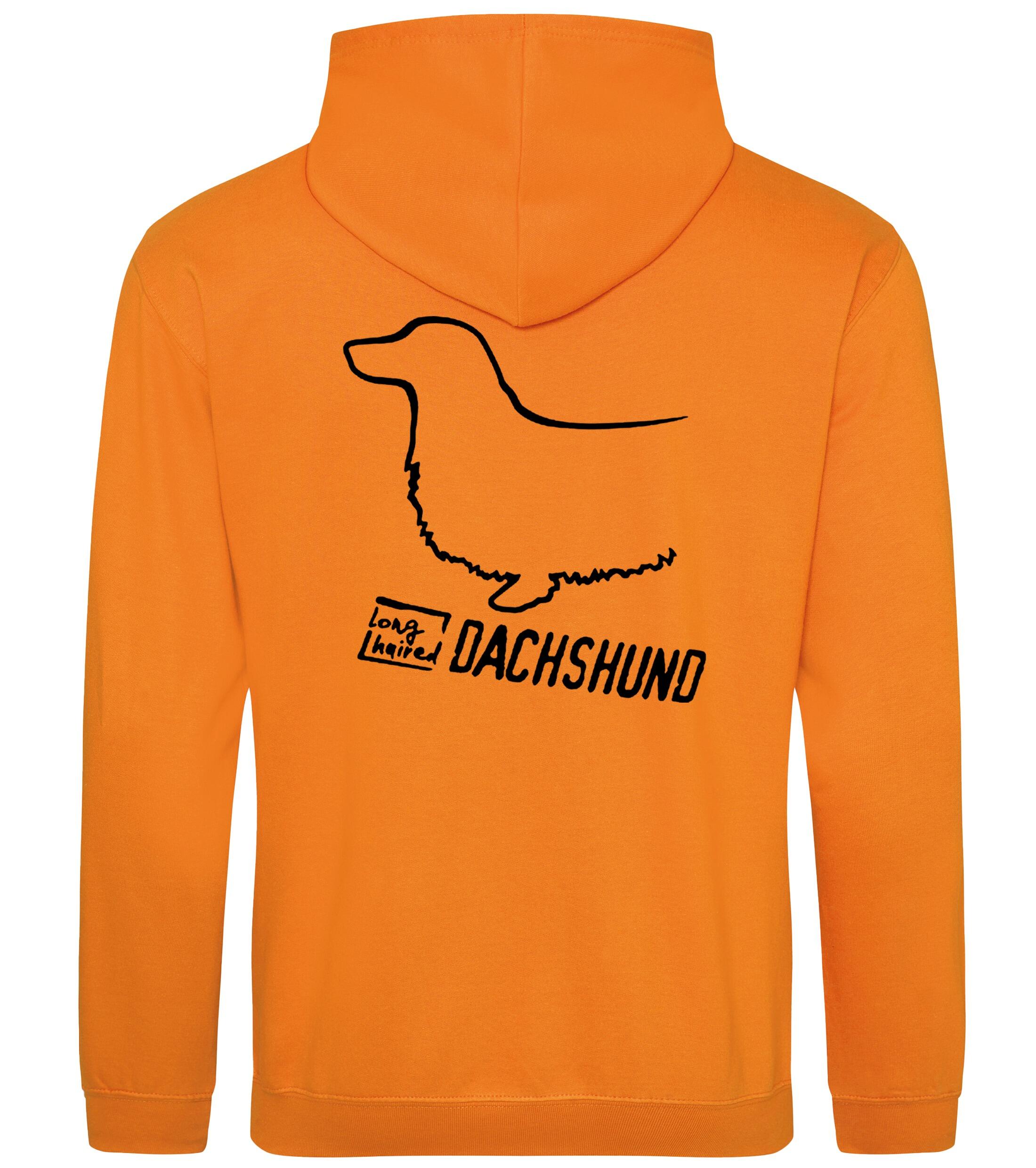 ​​Dachshund (Longhaired) Dog Breed Design Pullover Hoodie – Cozy & Stylish for Dachshund Lovers