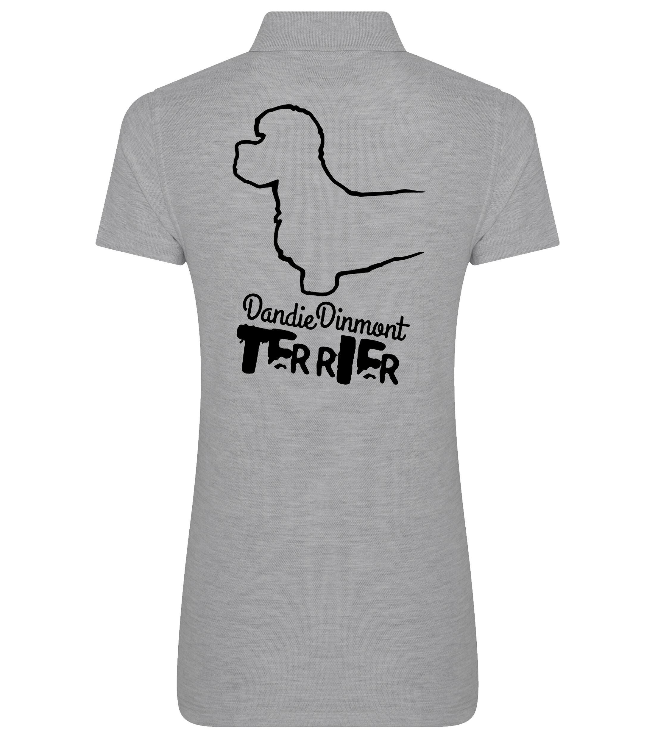 Dandie Dinmont Terrier Women’s Cotton Polo – Elegance for Dandie Dinmont Enthusiasts