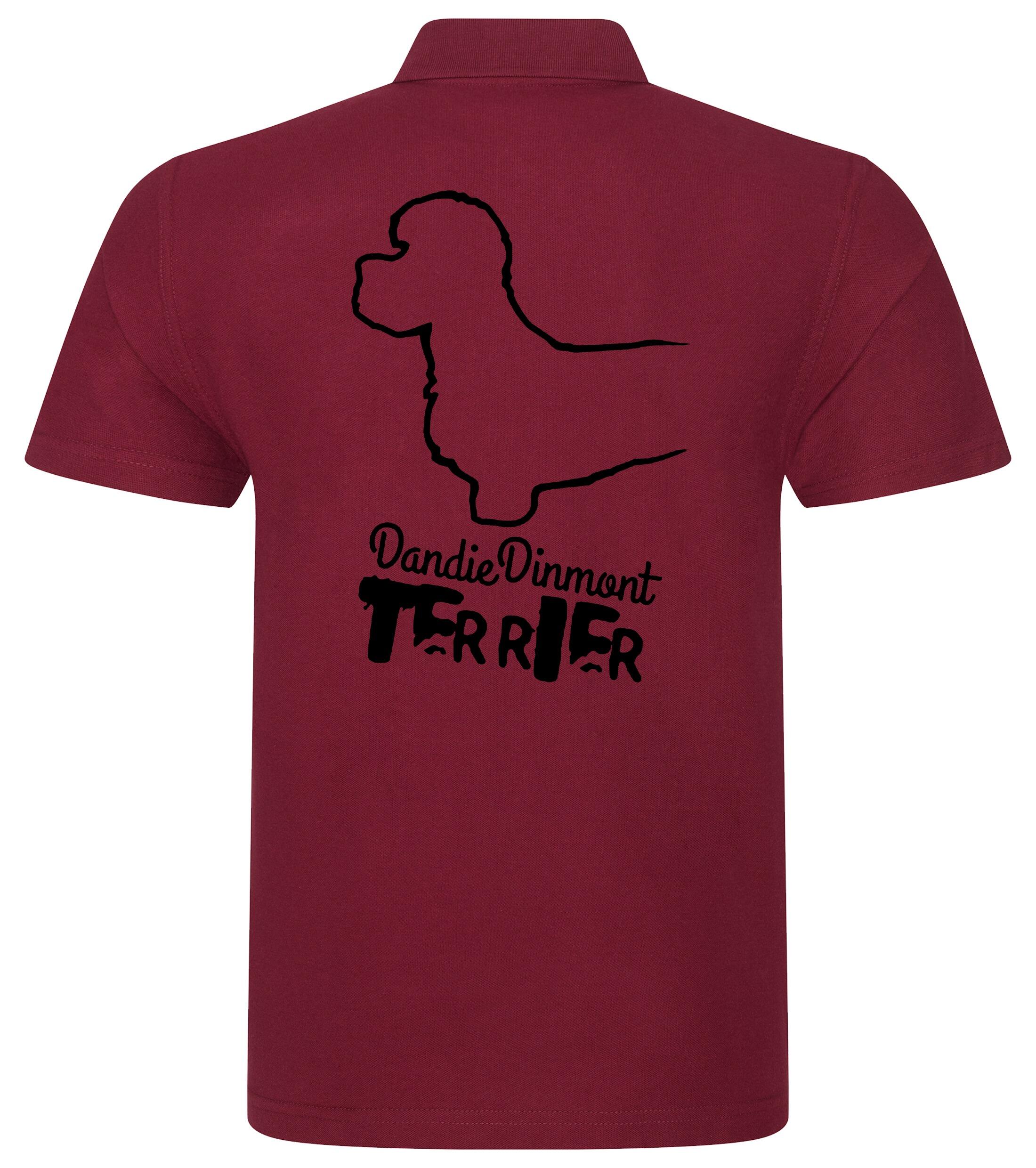 Dandie Dinmont Terrier Unisex Cotton Polo – Classic Style for Dandie Dinmont Lovers