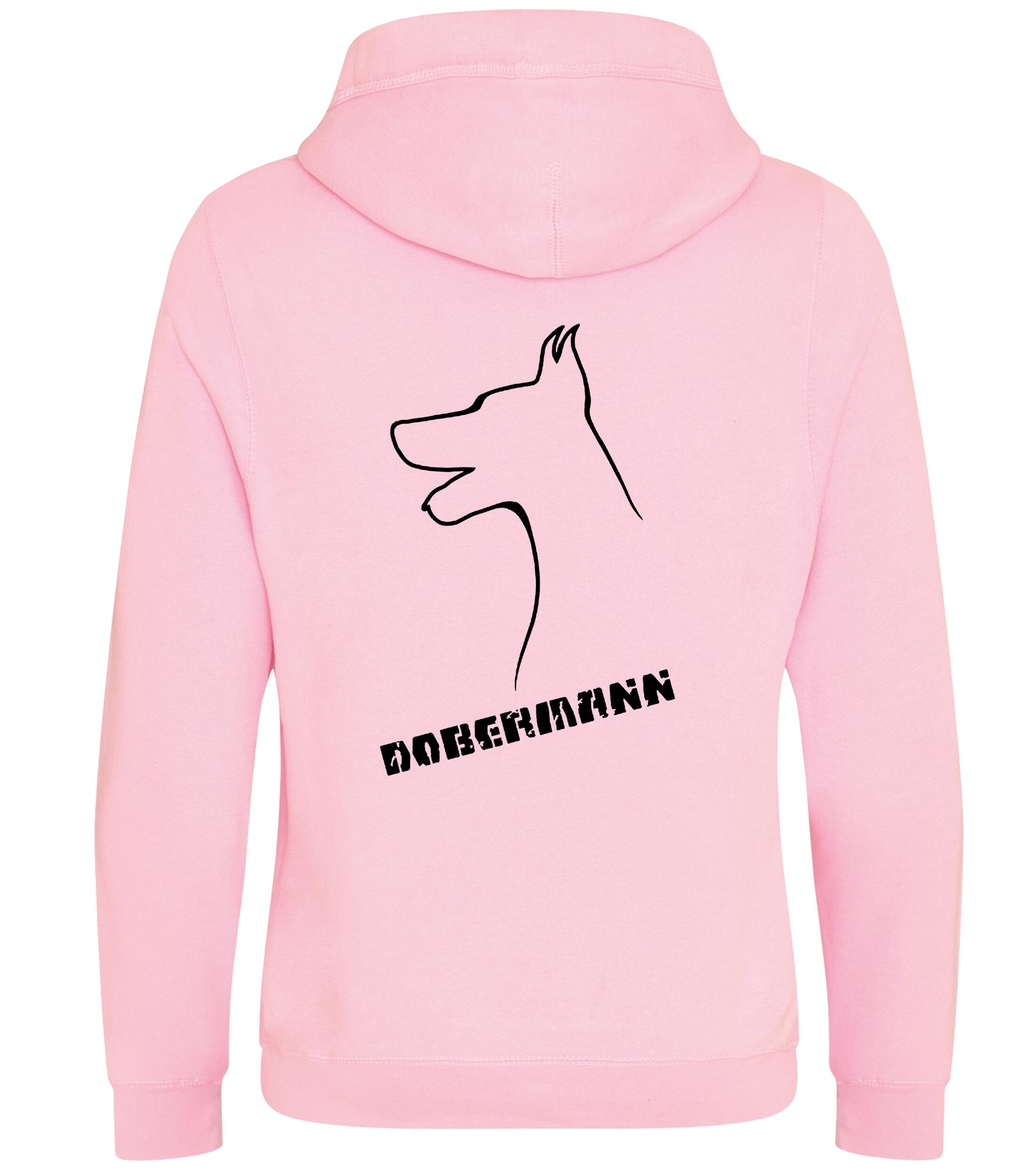 Dobermann (Head) Unisex Crossneck Pullover Hoodie – Style & Dobermann Pride