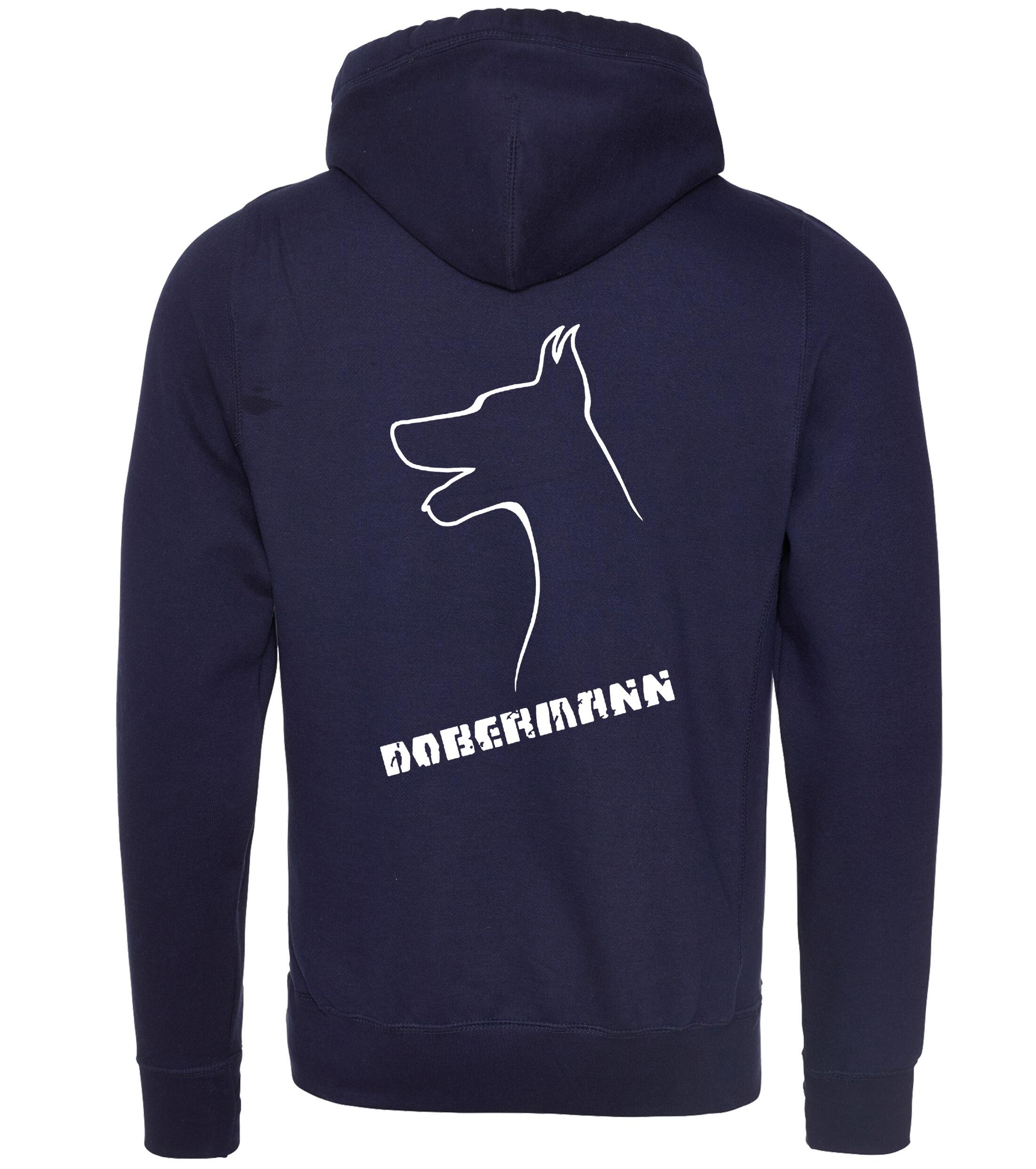 Dobermann (Head) Unisex Crossneck Pullover Hoodie – Style & Dobermann Pride