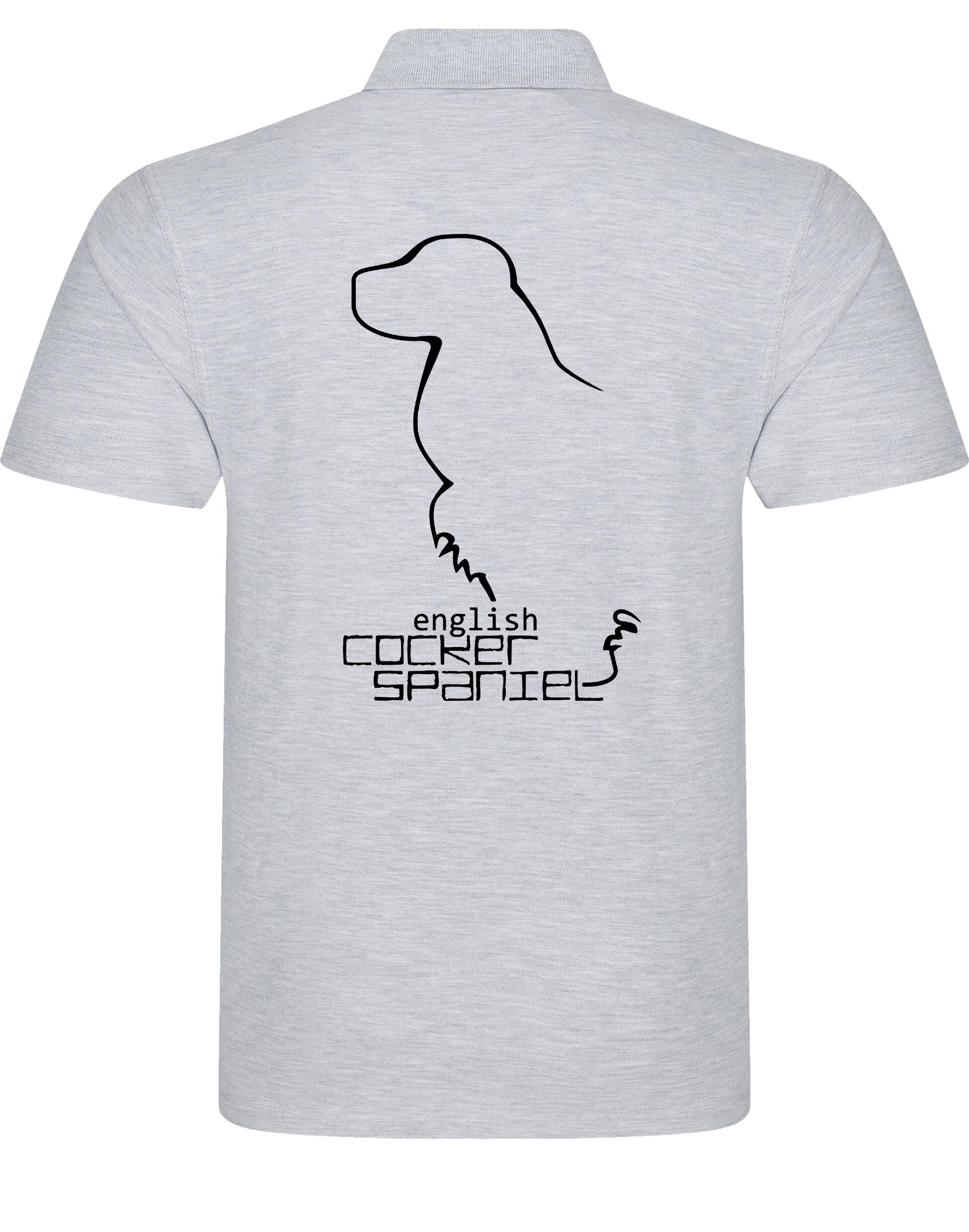 Unisex Cotton Polo with English Cocker Spaniel Design – Comfort & Style for Every Spaniel Enthusiast