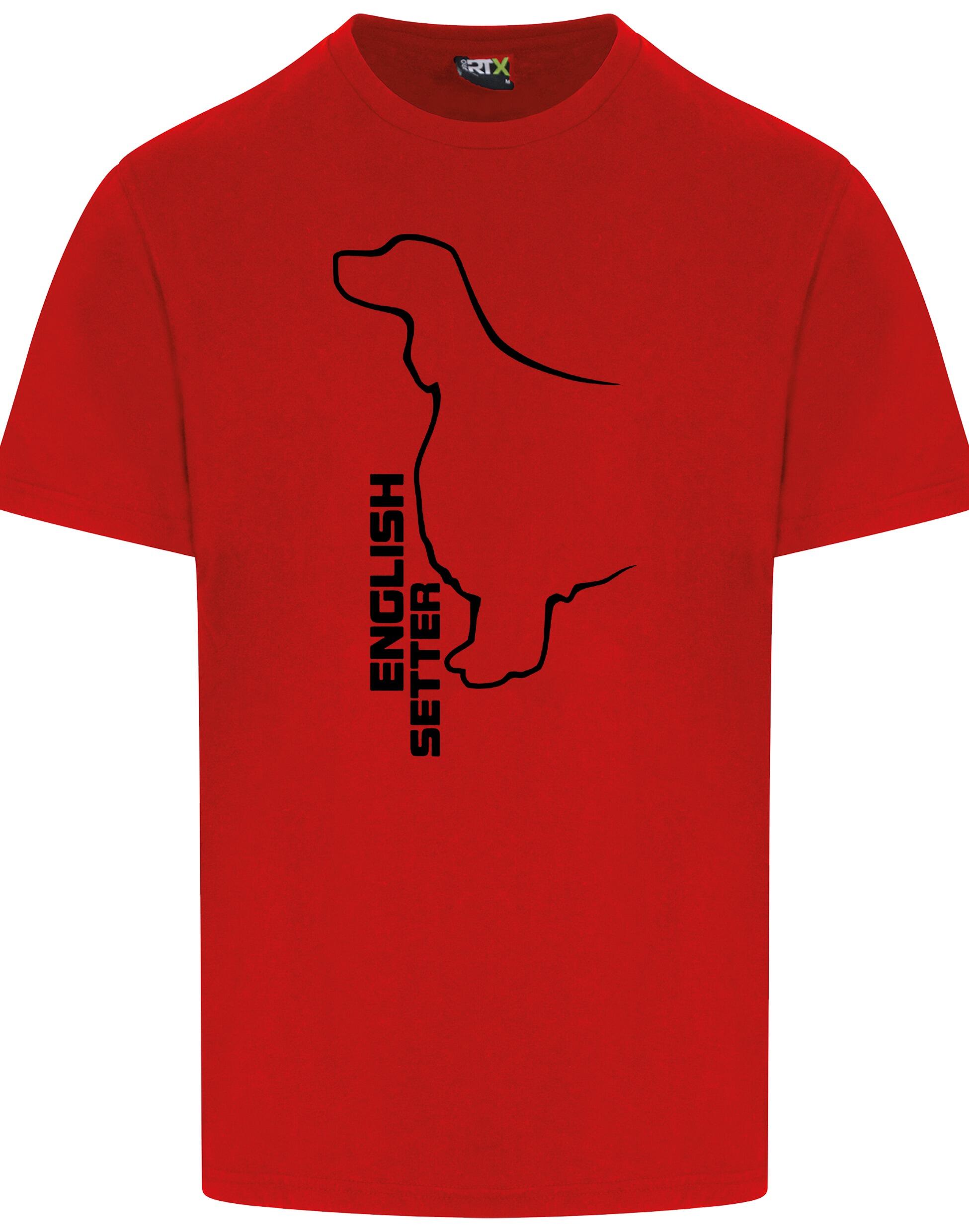 Unisex Roundneck T-shirt with English Setter Design – Style for Every Setter Fan