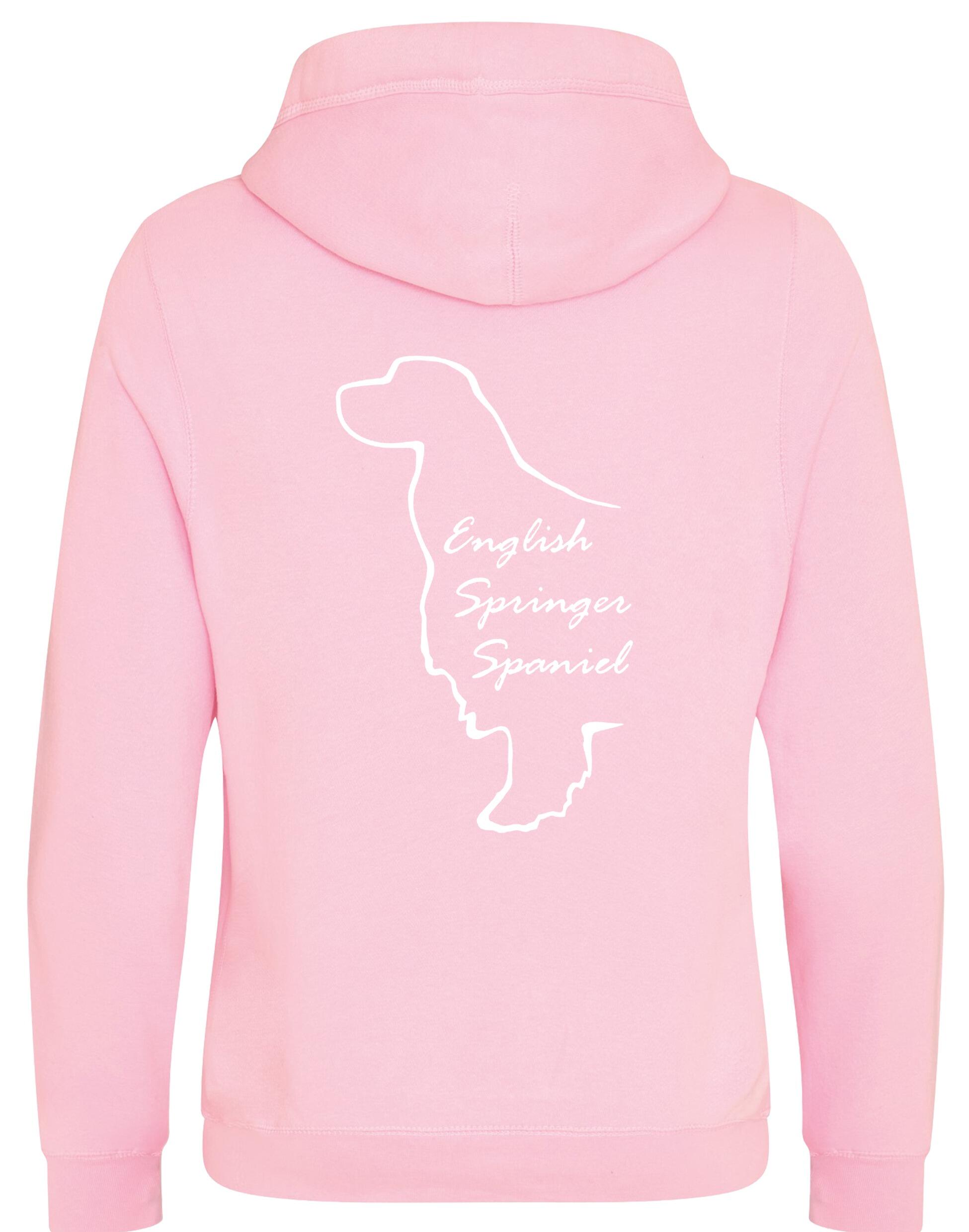 English Springer Spaniel Unisex Crossneck Pullover Hoodie – Cosy and Perfect for Springer Enthusiasts