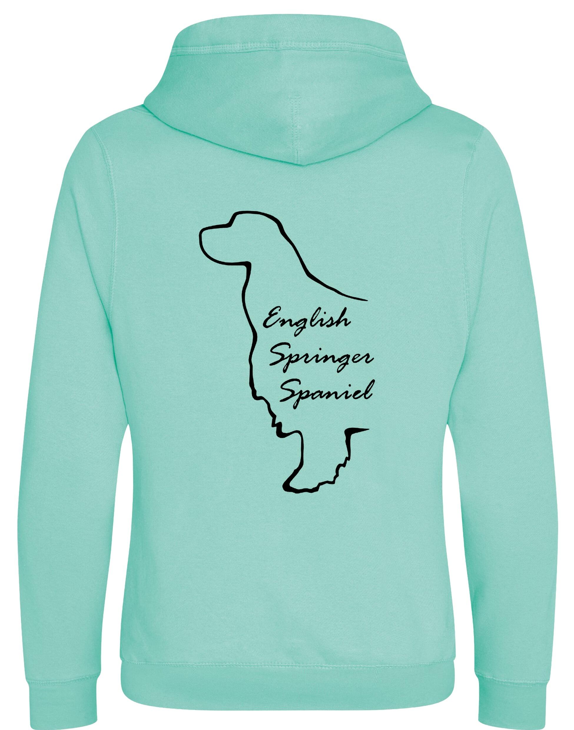 English Springer Spaniel Unisex Crossneck Pullover Hoodie – Cosy and Perfect for Springer Enthusiasts