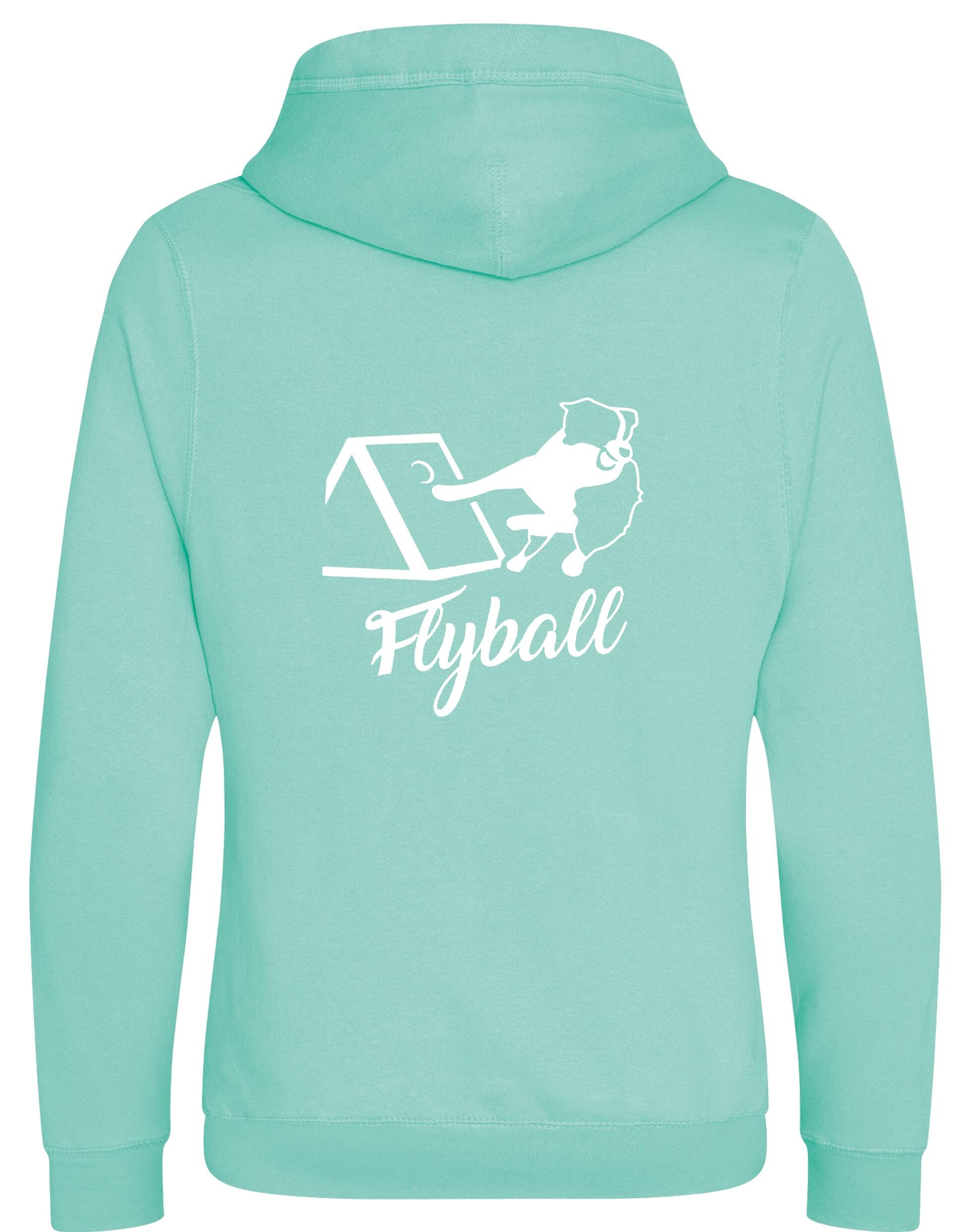 Flyball Unisex Crossneck Pullover Hoodie – A Stylish Essential for Flyball Enthusiasts