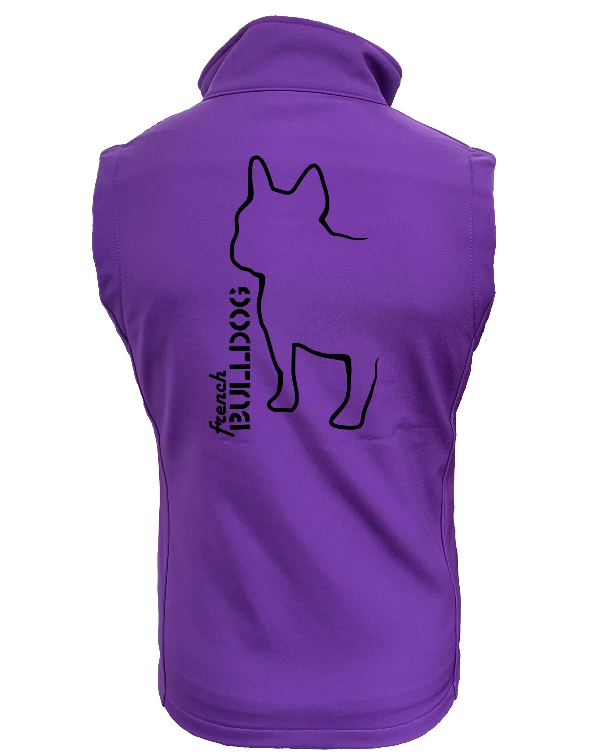 French Bulldog (Outline) Unisex Softshell Jacket – Stylish and Practical for French Bulldog Enthusiasts