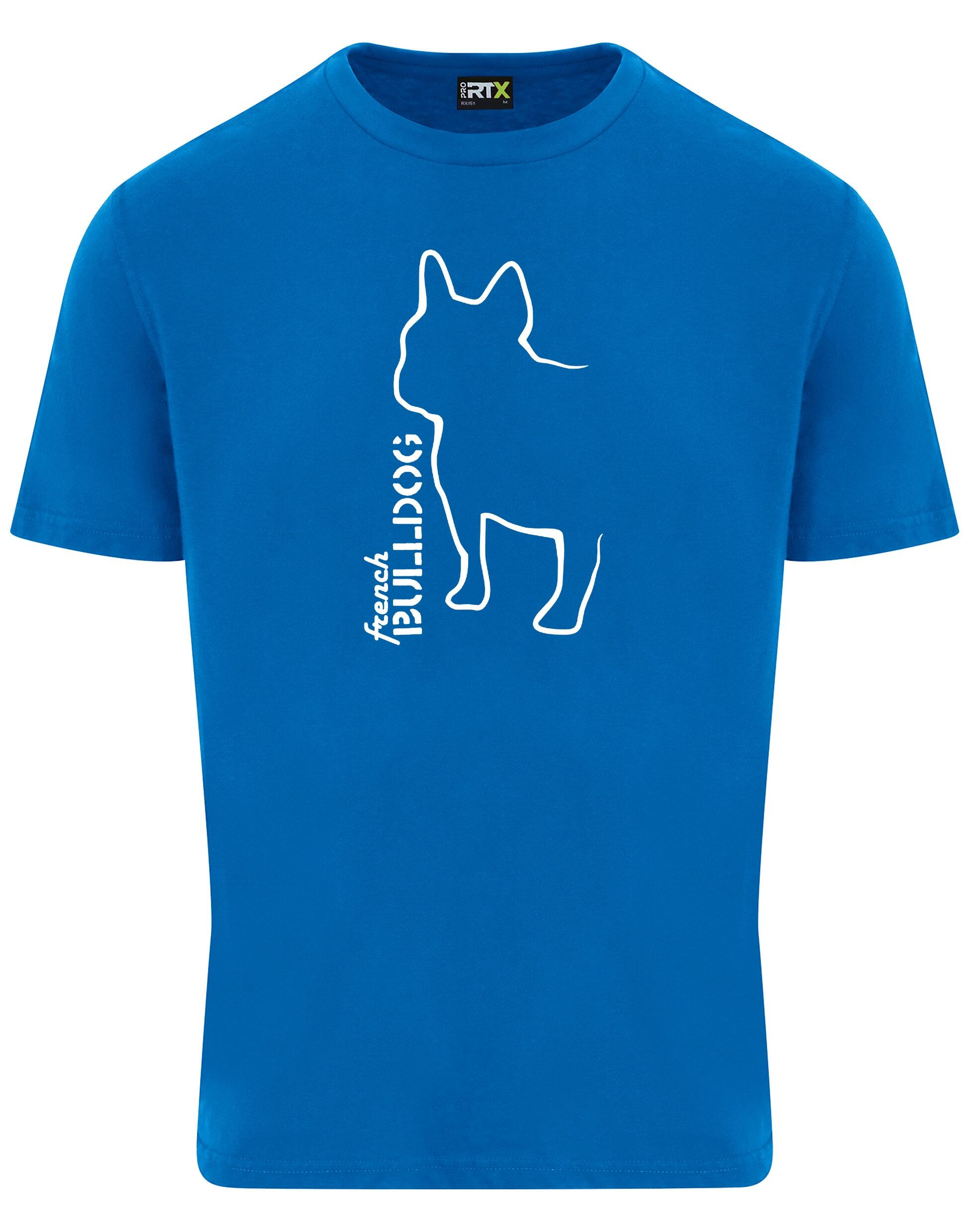 French Bulldog (Outline) Unisex Roundneck T-Shirt – Celebrate Your Love for French Bulldogs
