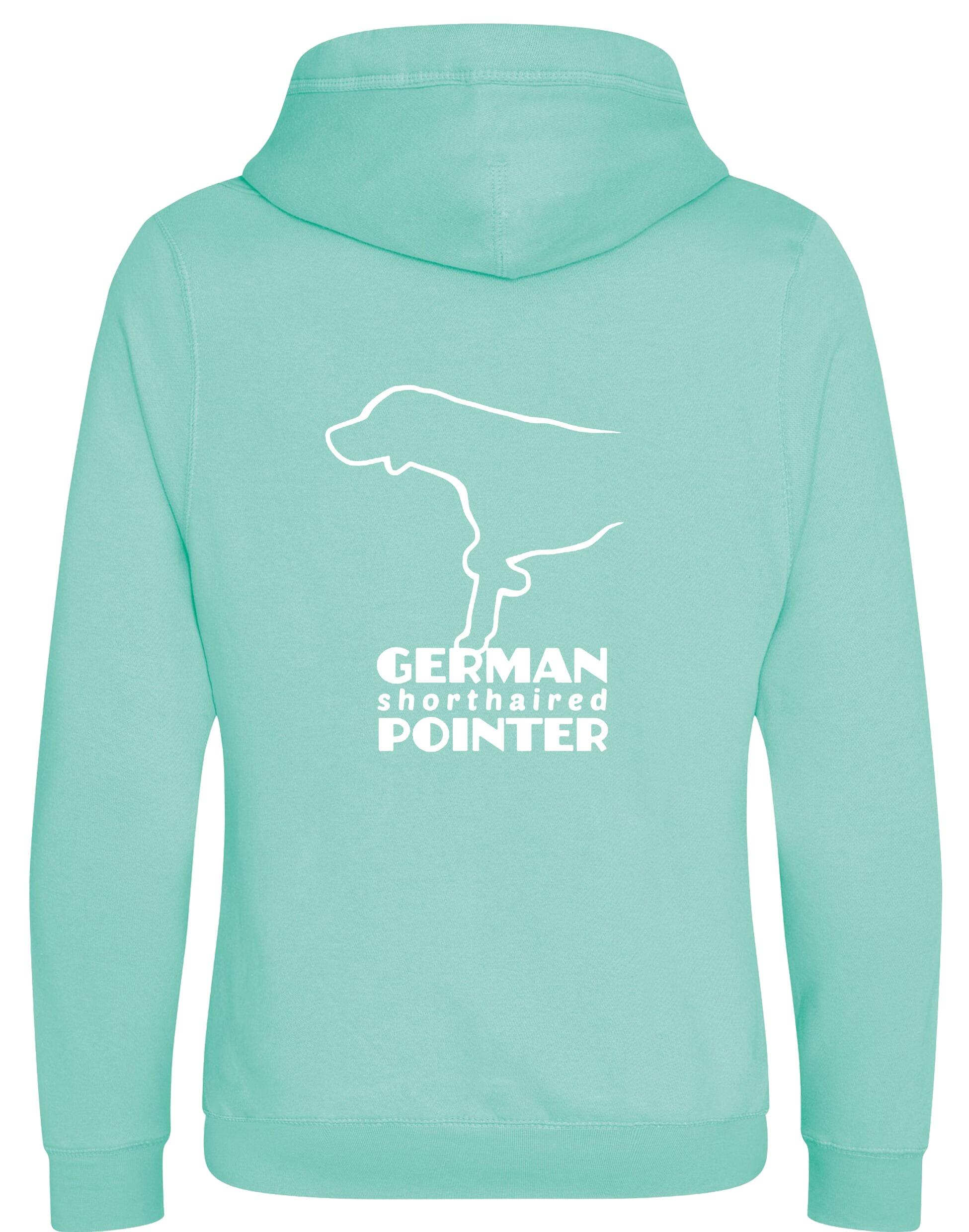 German Shorthaired Pointer Unisex Crossneck Pullover Hoodie – A Must-Have for Pointer Fans