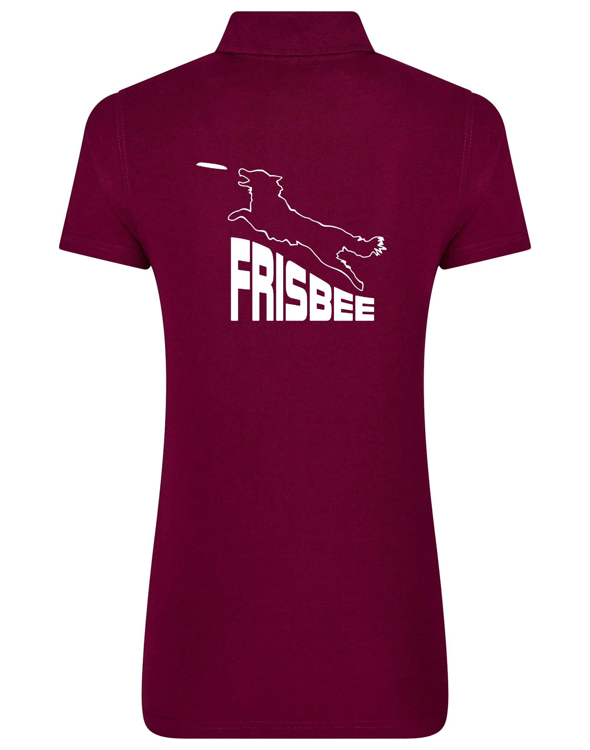 Frisbee Women’s Cotton Polo – Featuring a bold Frisbee-inspired design and soft, breathable cotton fabric for all-day comfort and style.