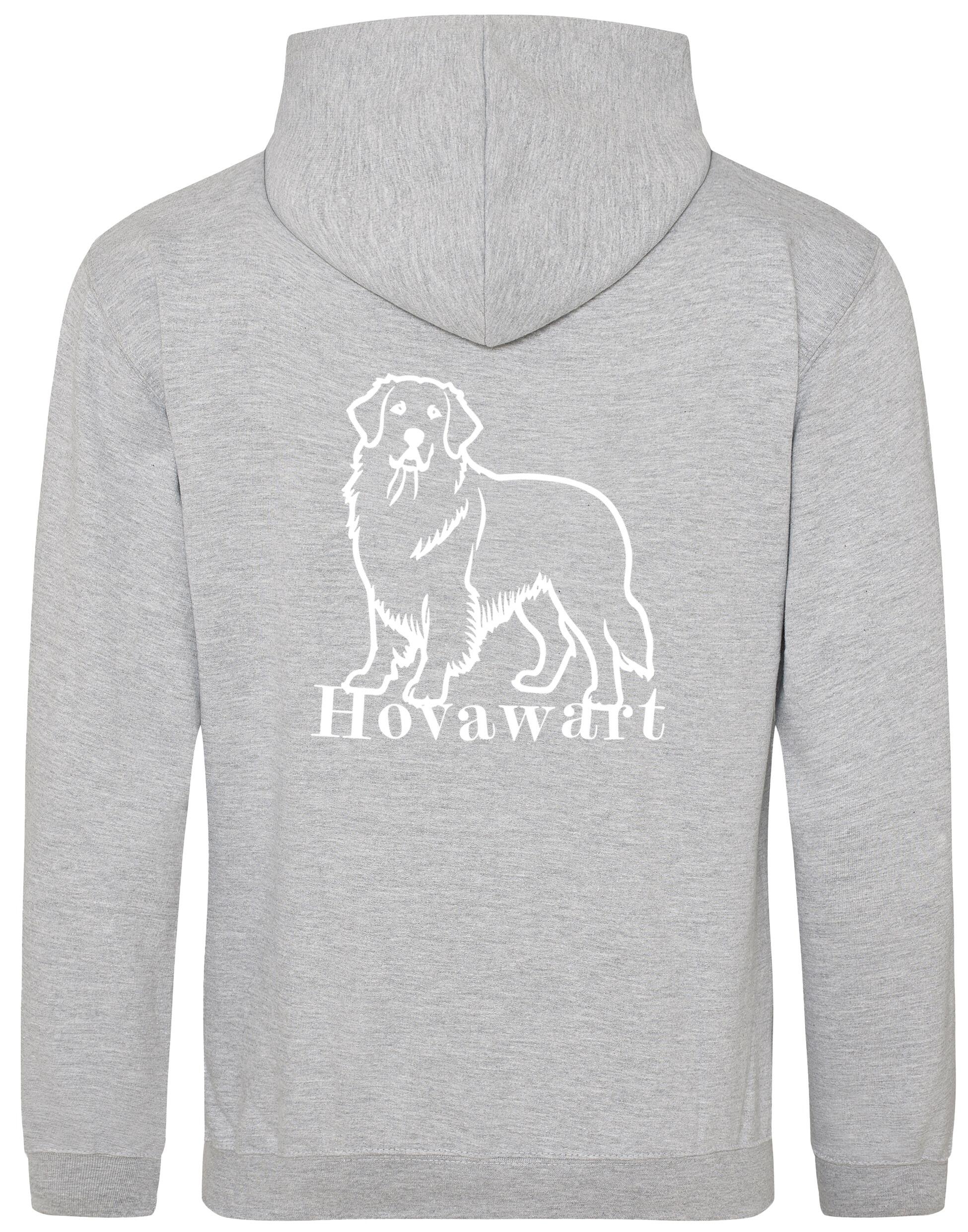 Hovawart Design Pullover Hoodie with Exclusive Artwork – Cozy fleece interior and customizable for dog lovers.