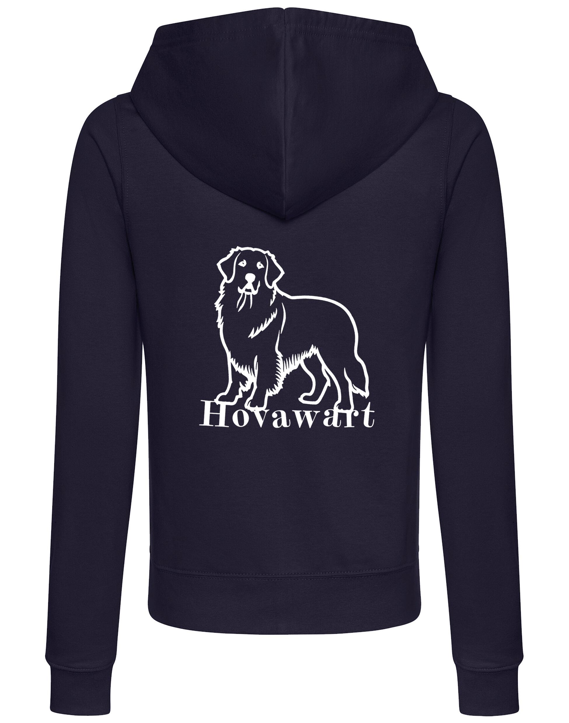 Hovawart Women’s Zipped Hoodie – Soft, breathable fabric with exclusive breed artwork, perfect for dog lovers.