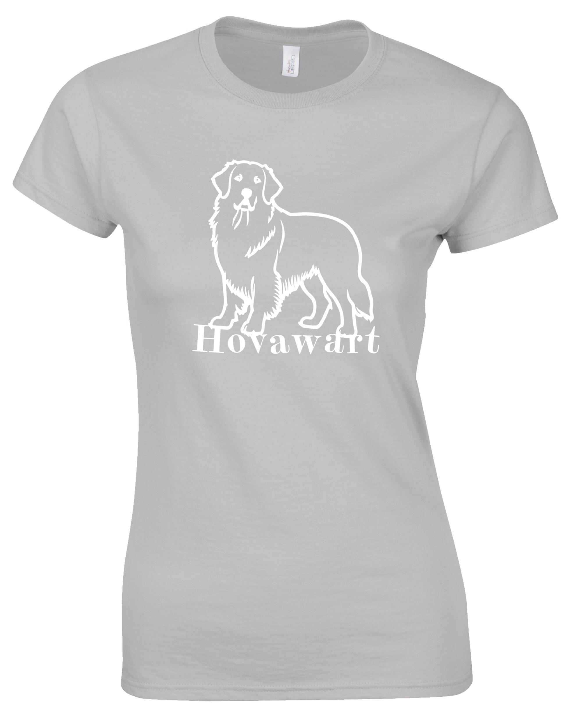 Hovawart Female Roundneck T-shirt – Soft cotton fabric with exclusive breed graphic, perfect for Hovawart enthusiasts.