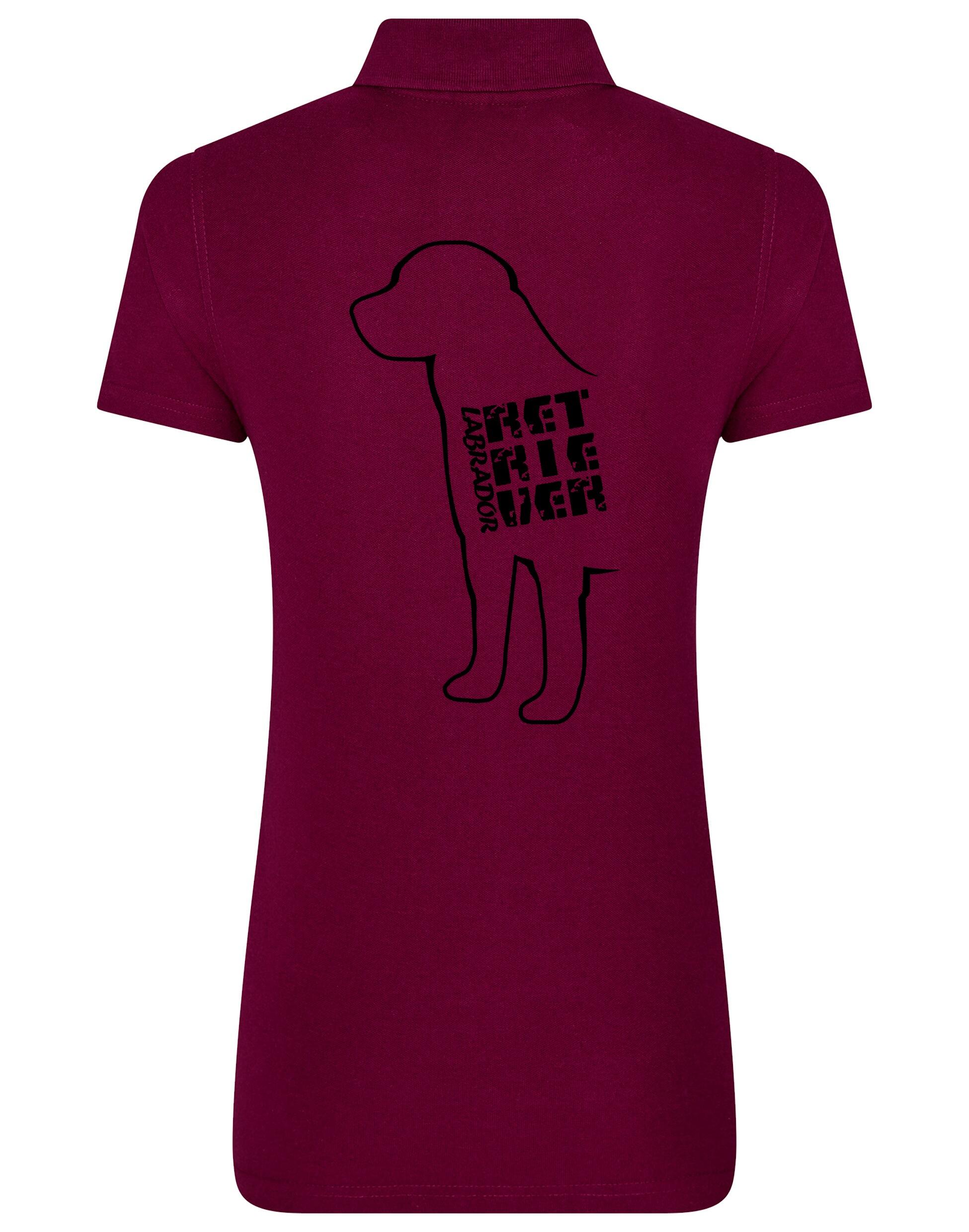 Women’s Cotton Polo featuring exclusive Labrador Retriever design, crafted from breathable cotton with a feminine fit for style and all-day comfort.