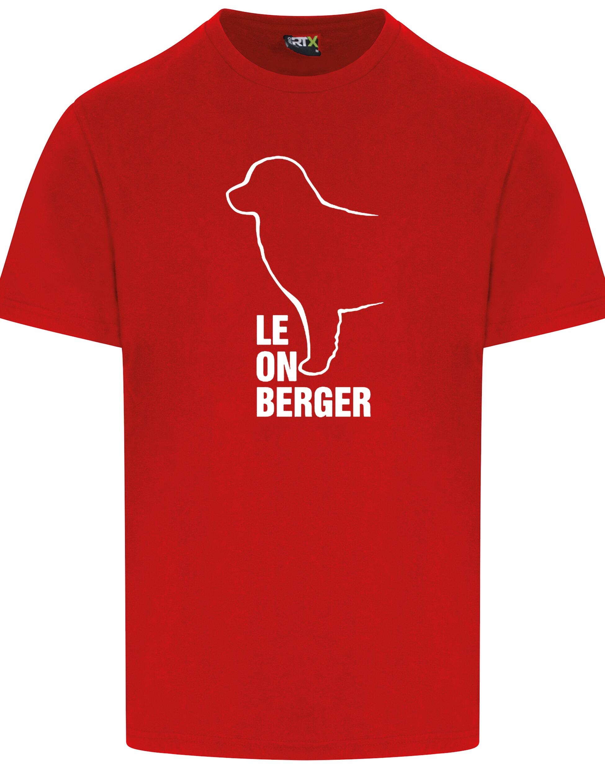 Leonberger Unisex Roundneck T-shirt with exclusive breed design, breathable cotton fabric, and relaxed fit.
