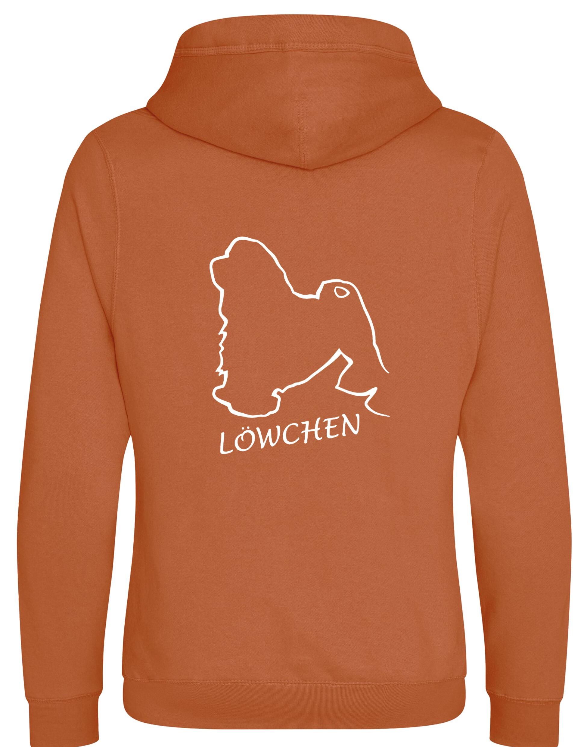 Lowchen Unisex Crossneck Pullover Hoodie with exclusive breed design and practical features.