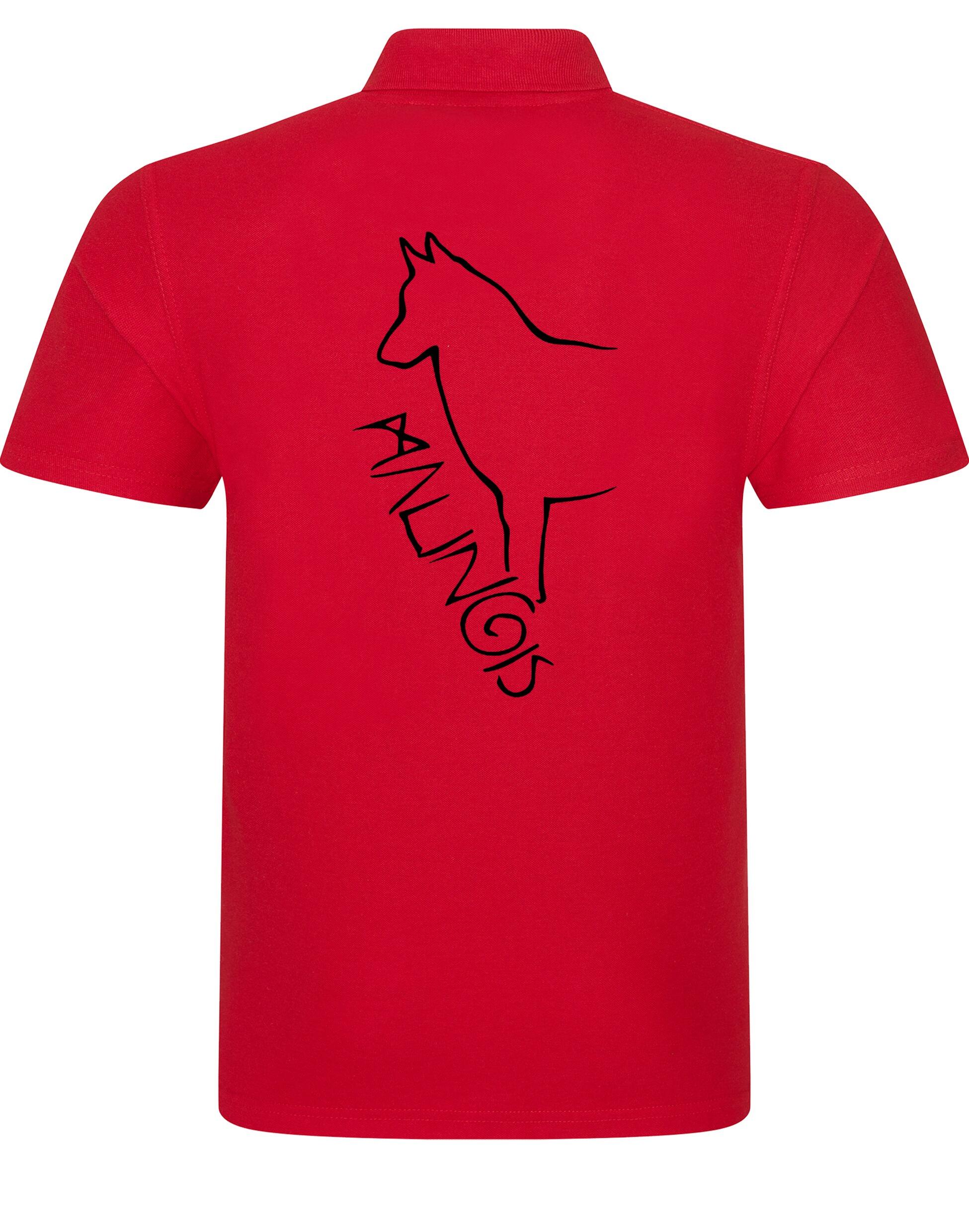 Unisex Cotton Polo featuring an exclusive Malinois breed graphic, combining style and comfort for Malinois enthusiasts.