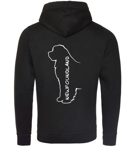 Men's 3D Print Hoodie - Long Sleeve Pullover With Newfoundland Dog Design - View #14