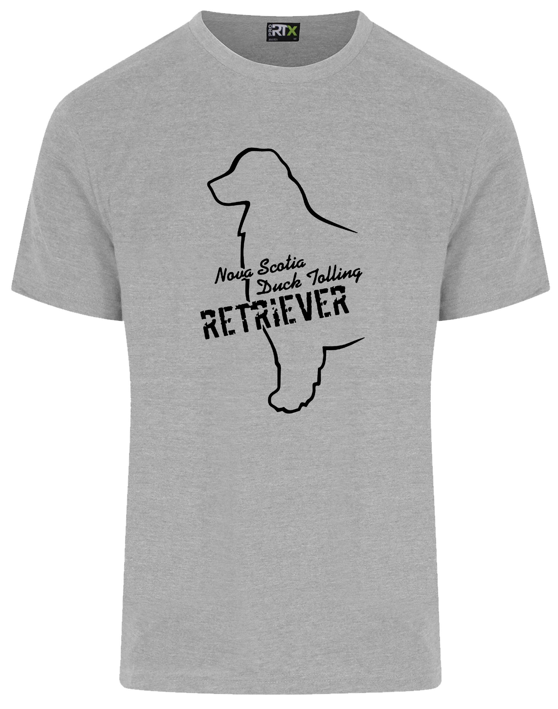 Nova Scotia Duck Tolling Retriever unisex roundneck T-shirt featuring an exclusive breed design on the front. Made from soft, breathable cotton with a relaxed fit, classic round neckline, and lightweight feel for all-day comfort. Perfect for Toller lovers, dog breed enthusiasts, and casual wear.