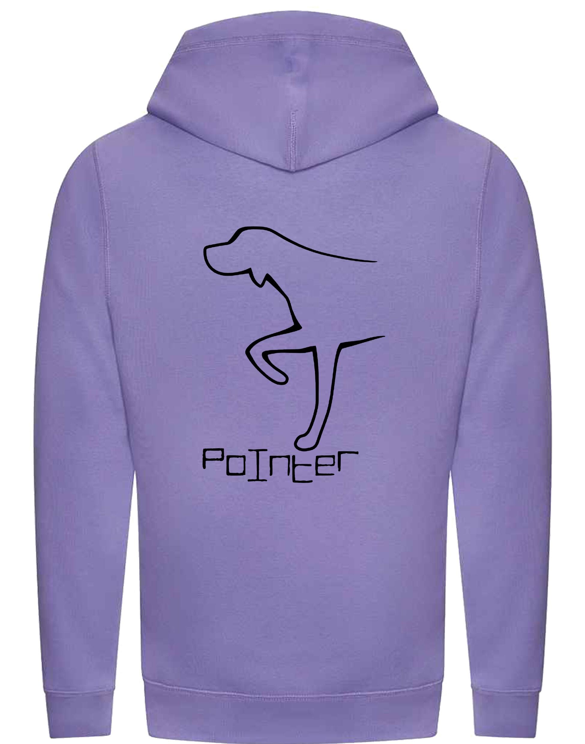 Pointer Crossneck Pullover Hoodie with a stylish Pointer design, featuring a warm brushed fleece lining and spacious kangaroo pocket.
