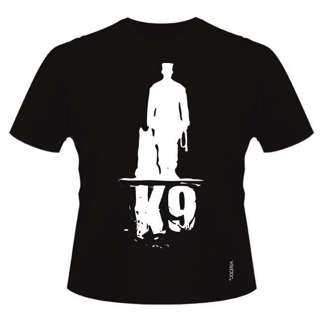 K9 Design T-Shirts Roundneck Short Sleeve Heavy Cotton