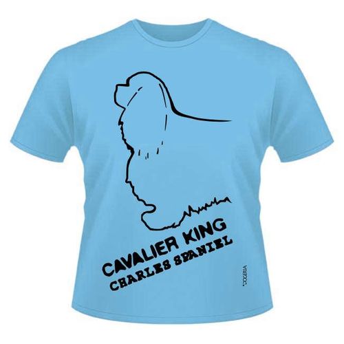 Cavalier King Charles Spaniel T-Shirt Roundneck Cotton