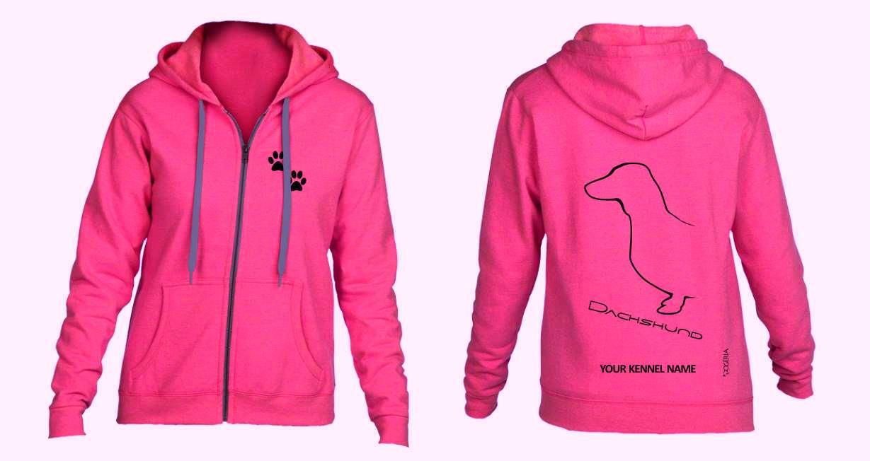 dachshund hoodie women's