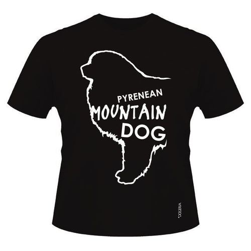 Pyrenean Mountain Dog T-Shirts Roundneck Cotton