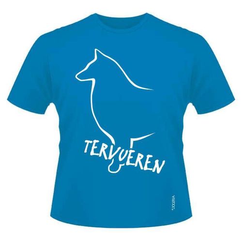 Tervueren Dog Breed T-Shirts Roundneck Heavy Cotton