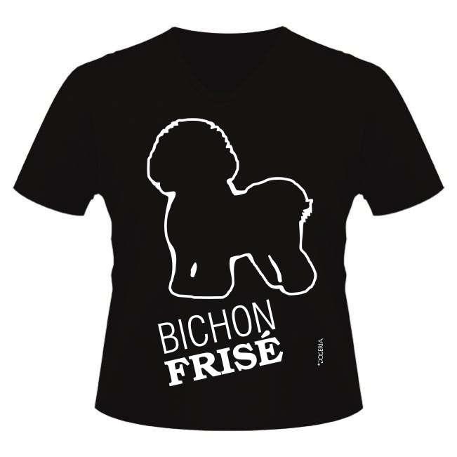 Bichon Frise Women's T-Shirt V Neck Premium Cotton