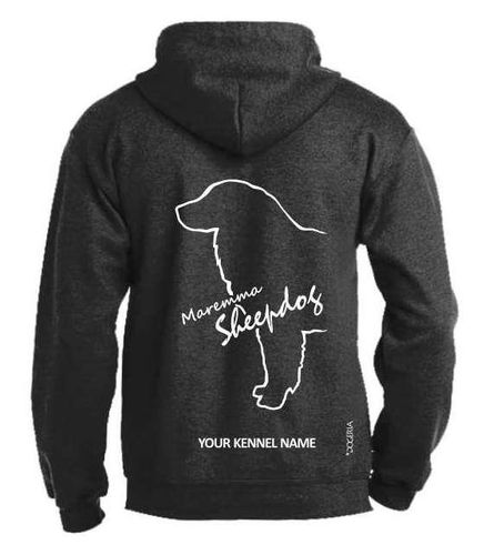 Maremma Sheepdog, Dog Breed Design Pullover Hoodie Adult Single Colour