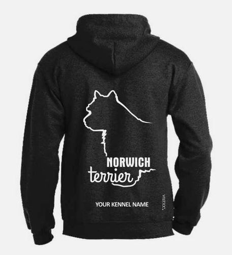 Norwich Terrier Dog Breed Design Pullover Hoodie Adult Single Colour